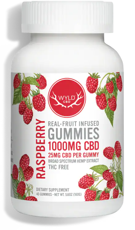WYLD RASPBERRY GUMMIES