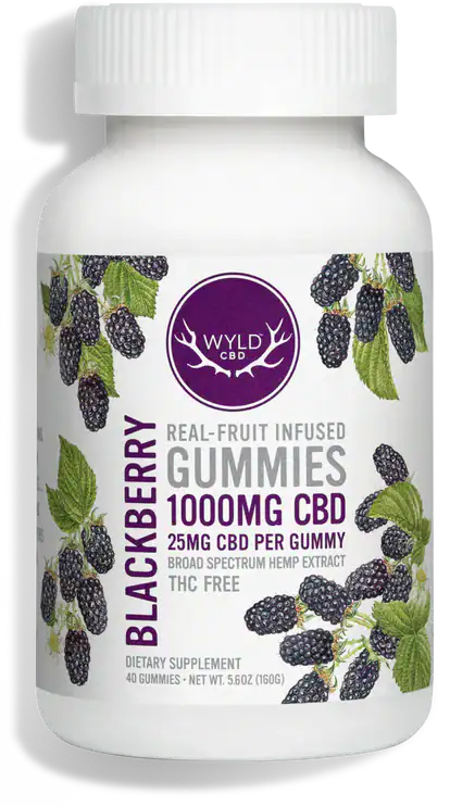 WYLD Blackberry Gummies | wyld cbd gummies​