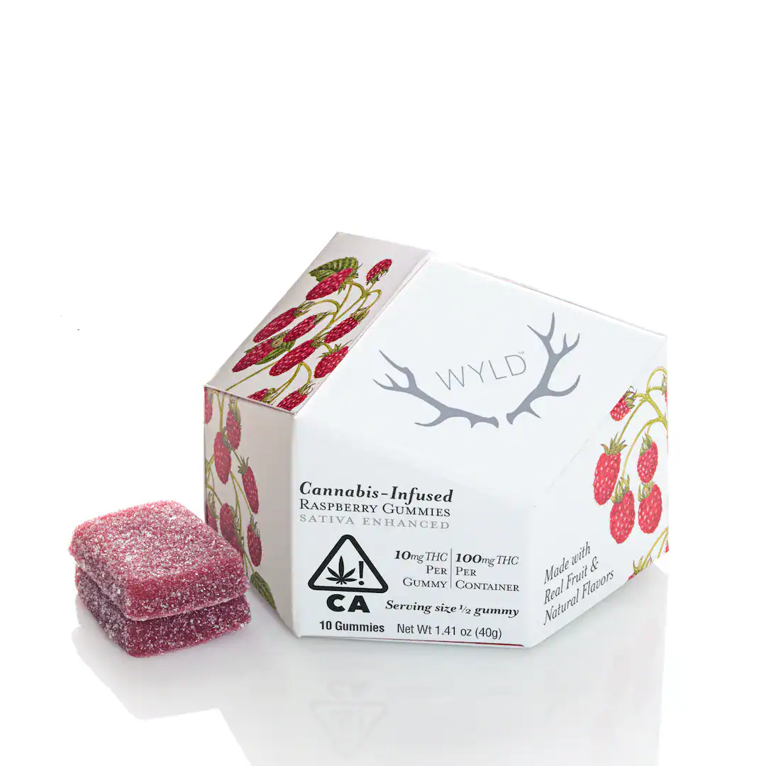 WYLD Raspberry Gummies