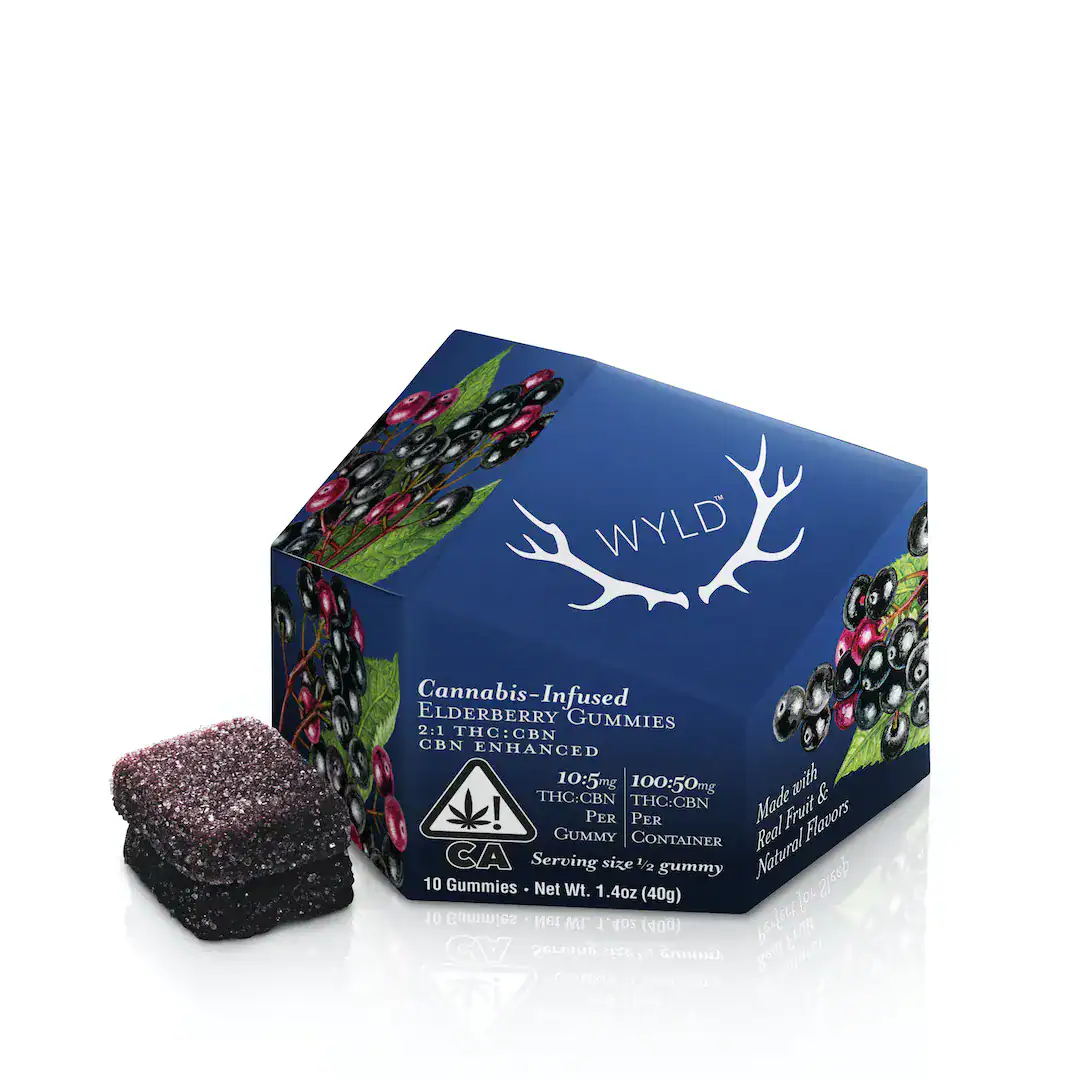 WYLD Elderberry 2:1 CBN Gummies
