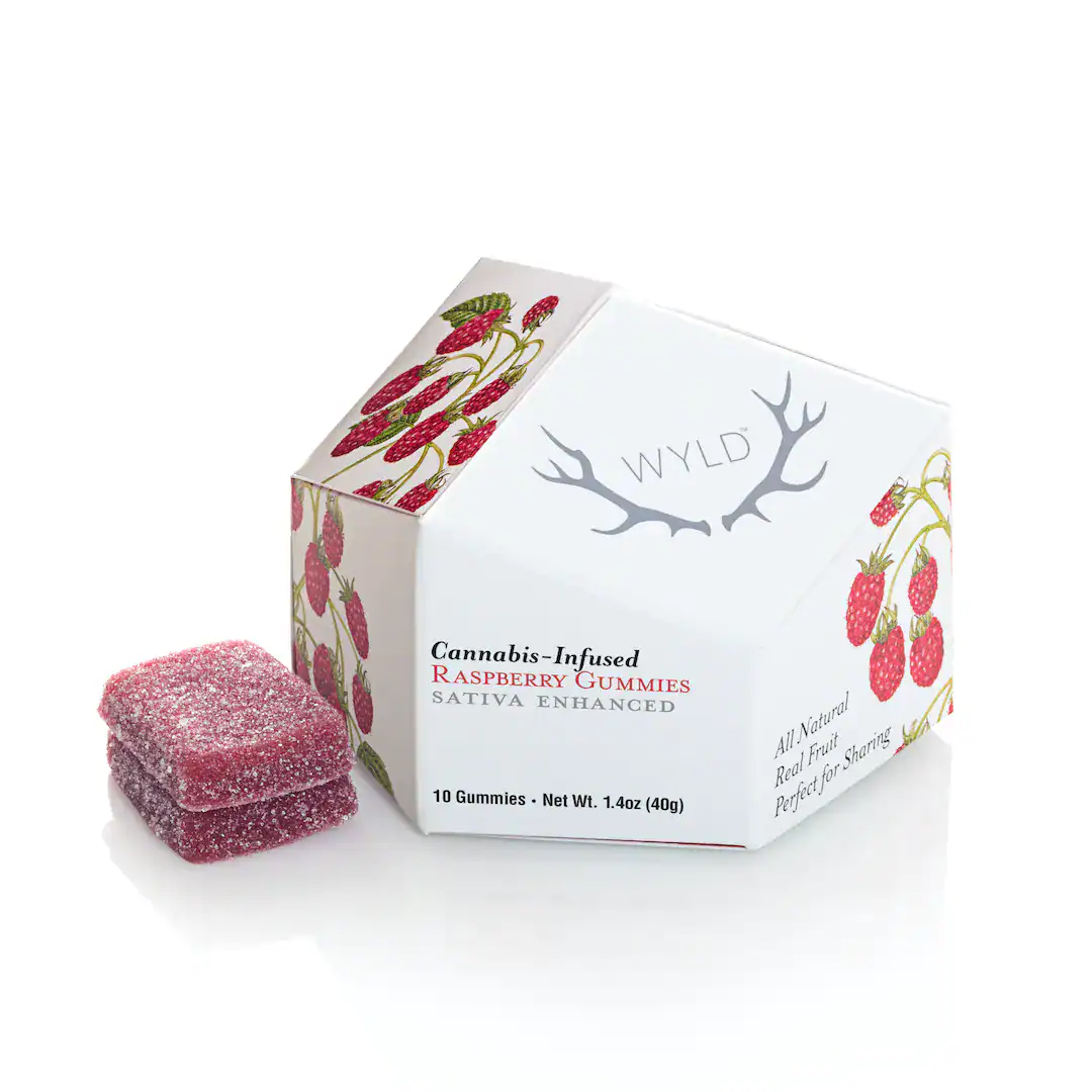 WYLD Raspberry Gummies